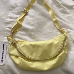 Yellow Stoney Clover Belt Bag, Fanny Pack